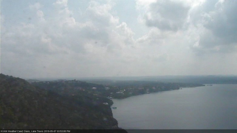 Lake Travis webcam, May 7, 2019 2:55 PM CT