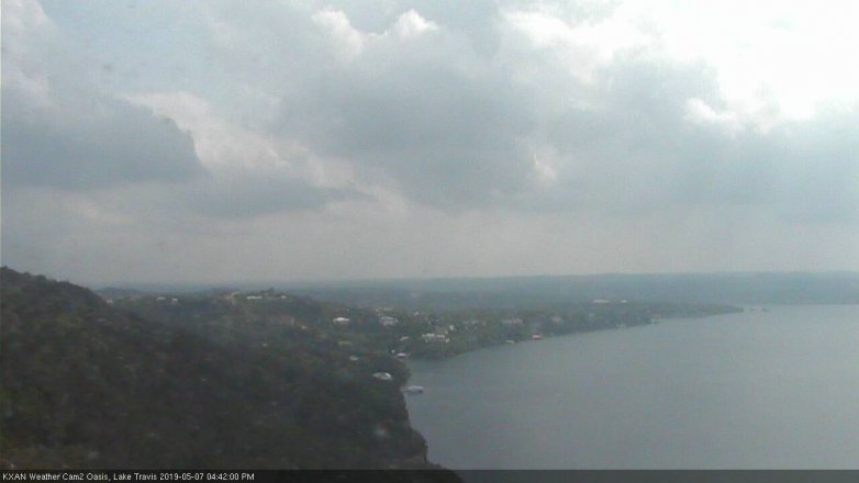Lake Travis webcam, May 7, 2019 3:45 PM CT