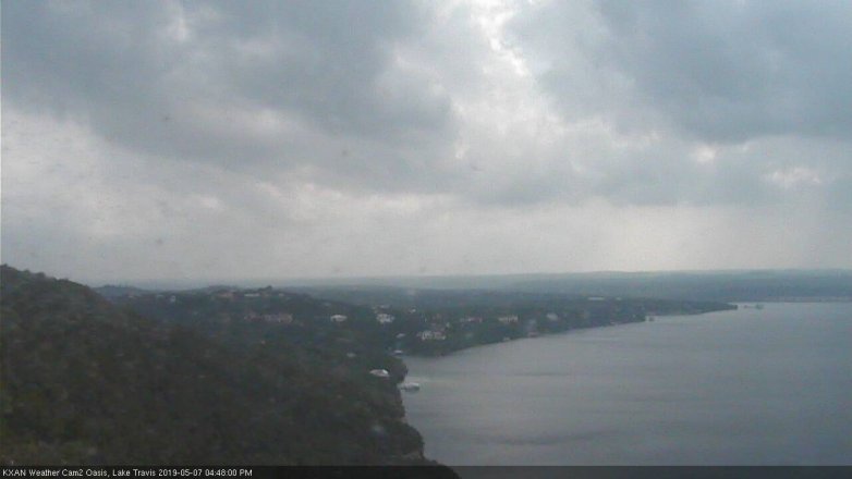 Lake Travis webcam, May 7, 2019 3:50 PM CT