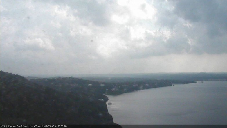 Lake Travis webcam, May 7, 2019 3:55 PM CT