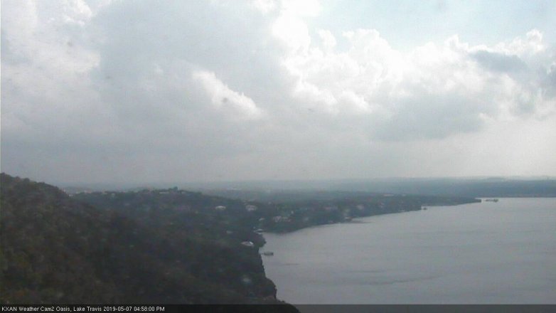 Lake Travis webcam, May 7, 2019 4:00 PM CT