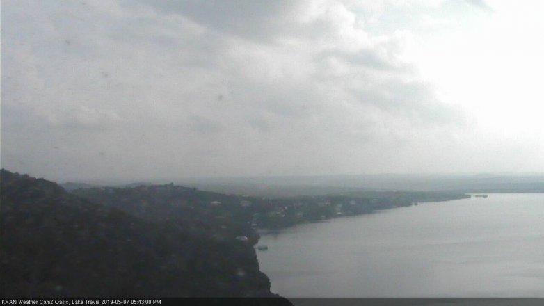 Lake Travis webcam, May 7, 2019 4:45 PM CT