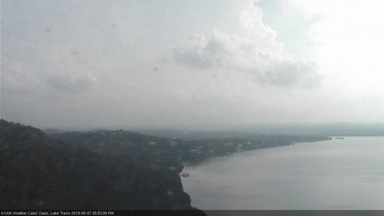 Lake Travis webcam, May 7, 2019 4:55 PM CT