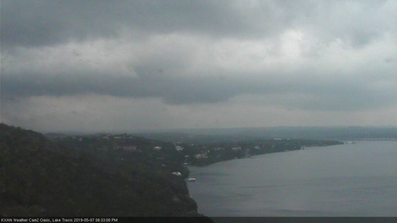 Lake Travis webcam, May 7, 2019 5:35 PM CT