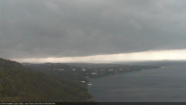 Lake Travis webcam, May 7, 2019 5:45 PM CT