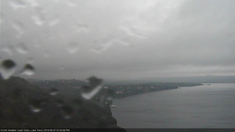 Lake Travis webcam, May 7, 2019 6:05 PM CT