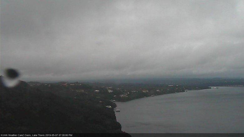 Lake Travis webcam, May 7, 2019 6:40 PM CT