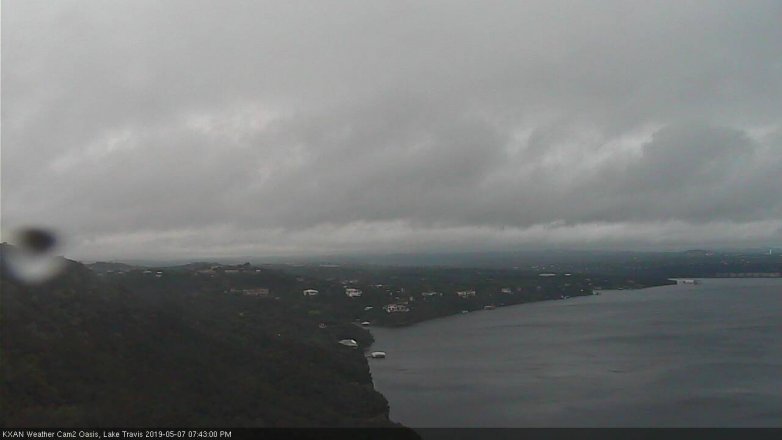 Lake Travis webcam, May 7, 2019 6:45 PM CT