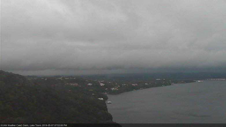Lake Travis webcam, May 7, 2019 6:55 PM CT