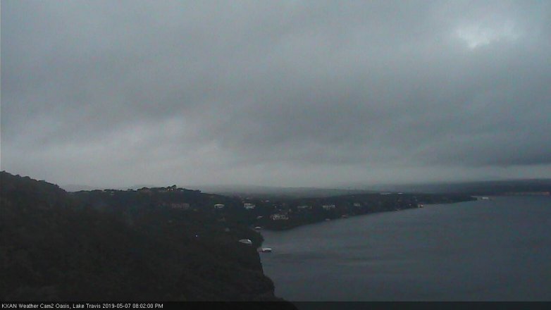 Lake Travis webcam, May 7, 2019 7:05 PM CT