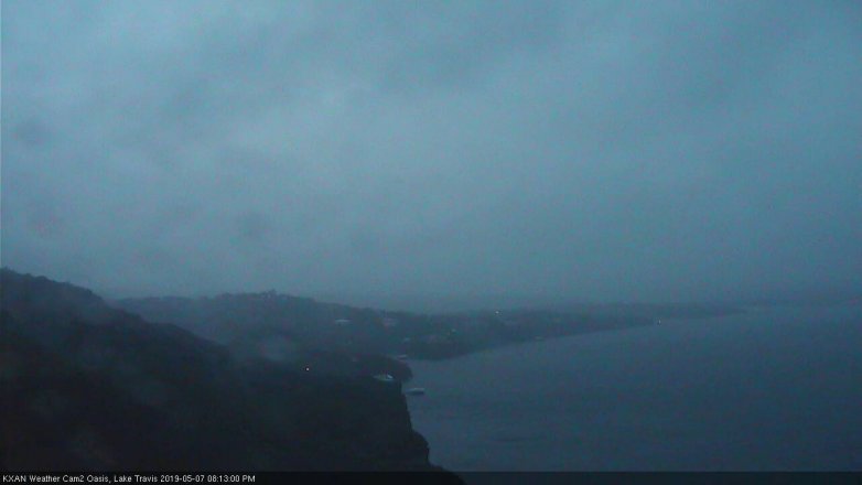 Lake Travis webcam, May 7, 2019 7:15 PM CT