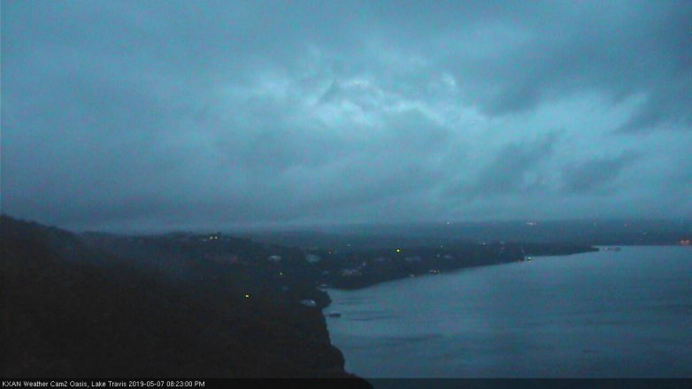 Lake Travis webcam, May 7, 2019 7:25 PM CT