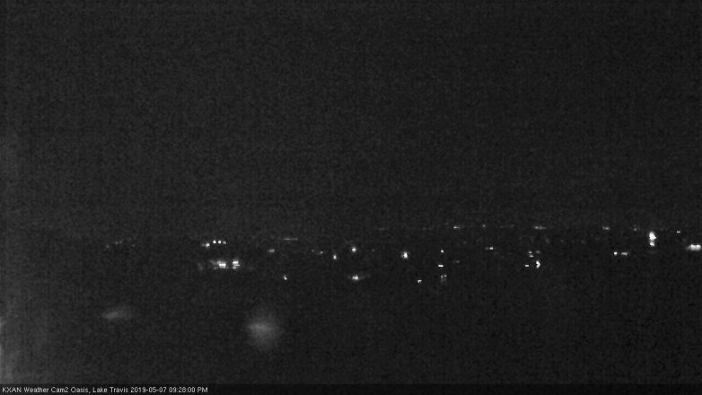 Lake Travis webcam, May 7, 2019 8:30 PM CT