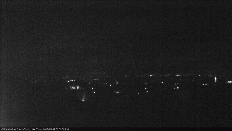Lake Travis webcam, May 7, 2019 8:55 PM CT