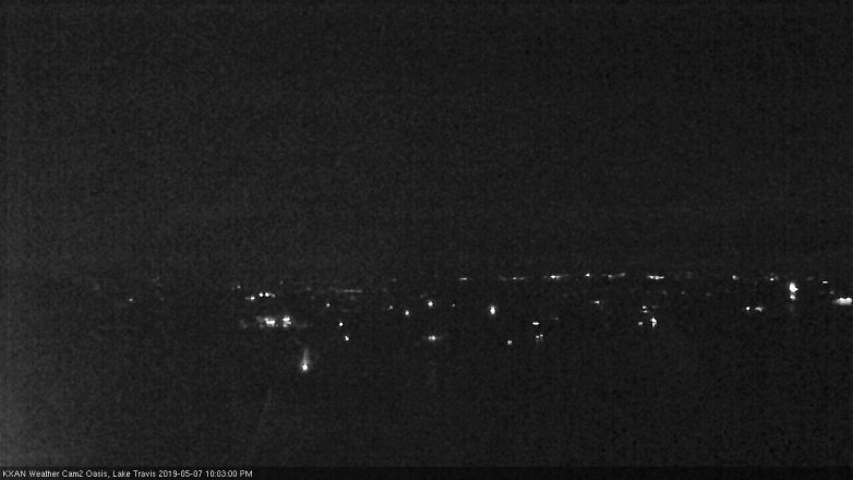 Lake Travis webcam, May 7, 2019 9:05 PM CT