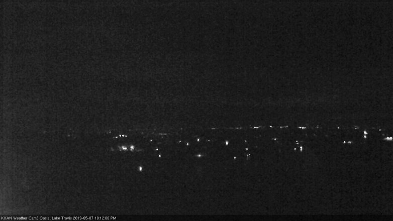Lake Travis webcam, May 7, 2019 9:15 PM CT