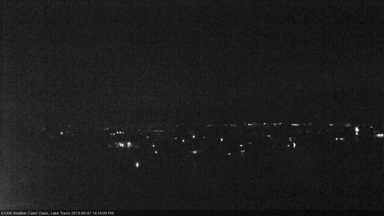 Lake Travis webcam, May 7, 2019 9:20 PM CT