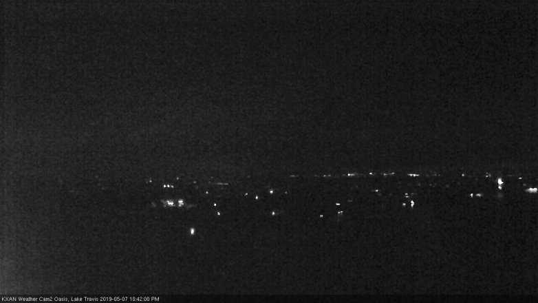 Lake Travis webcam, May 7, 2019 9:45 PM CT