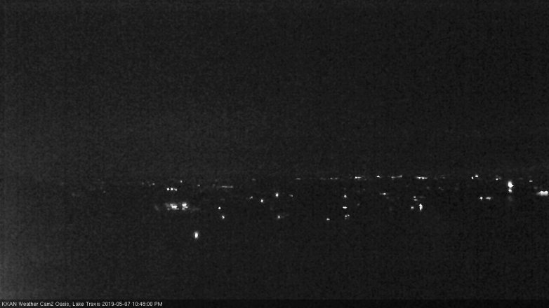 Lake Travis webcam, May 7, 2019 9:50 PM CT