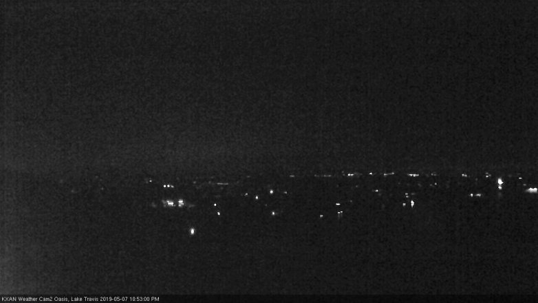 Lake Travis webcam, May 7, 2019 9:55 PM CT