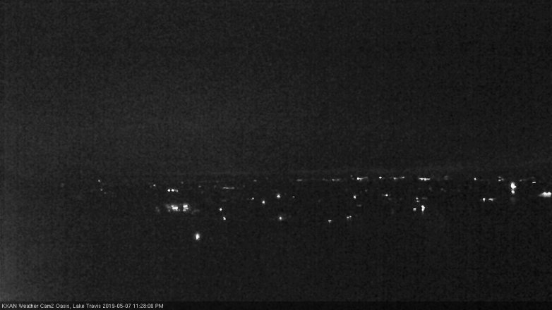 Lake Travis webcam, May 7, 2019 10:30 PM CT