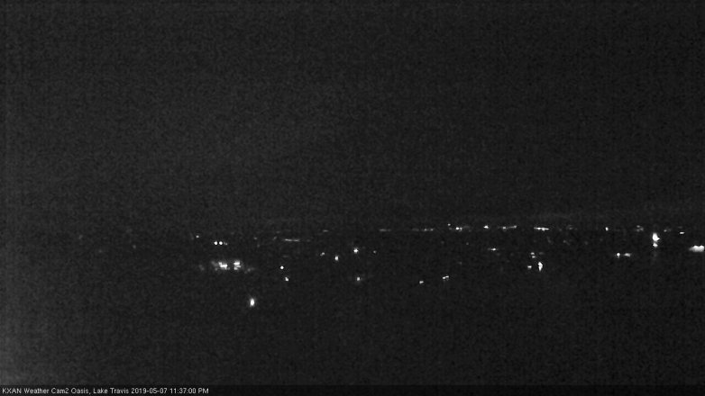 Lake Travis webcam, May 7, 2019 10:40 PM CT