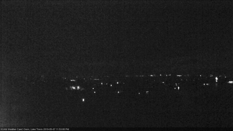 Lake Travis webcam, May 7, 2019 10:55 PM CT