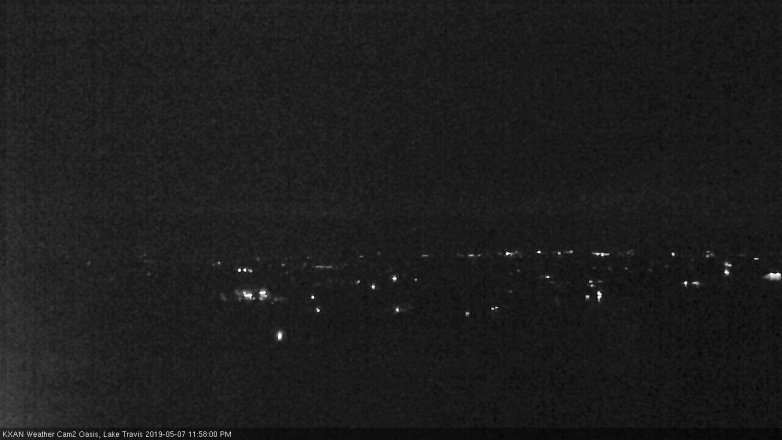 Lake Travis webcam, May 7, 2019 11:00 PM CT