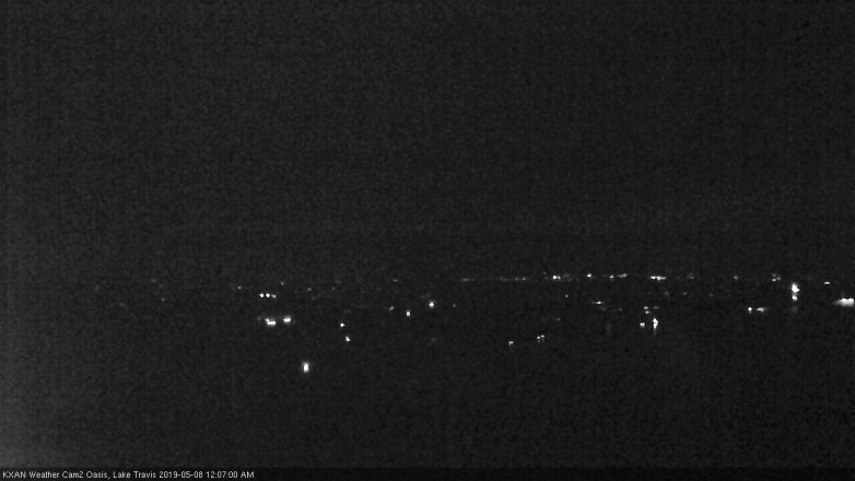 Lake Travis webcam, May 7, 2019 11:10 PM CT