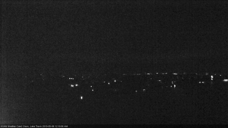 Lake Travis webcam, May 7, 2019 11:20 PM CT