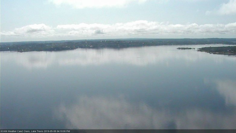 Lake Travis webcam, May 8, 2019 3:20 PM CT