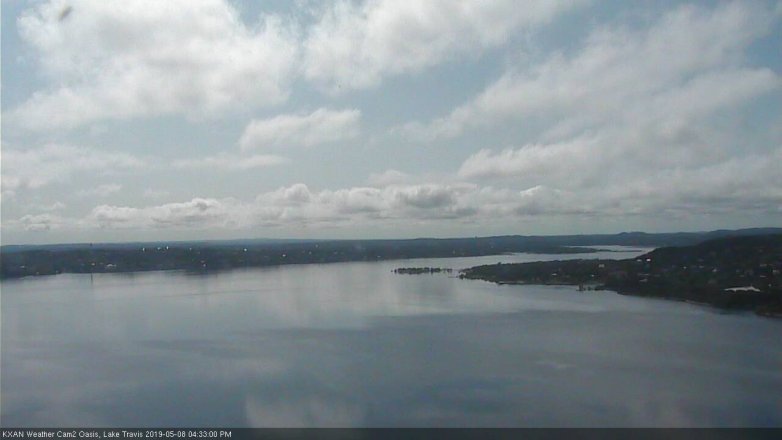 Lake Travis webcam, May 8, 2019 3:35 PM CT
