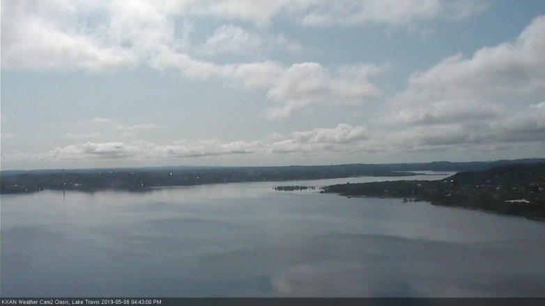 Lake Travis webcam, May 8, 2019 3:45 PM CT