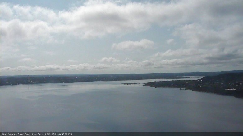Lake Travis webcam, May 8, 2019 3:50 PM CT