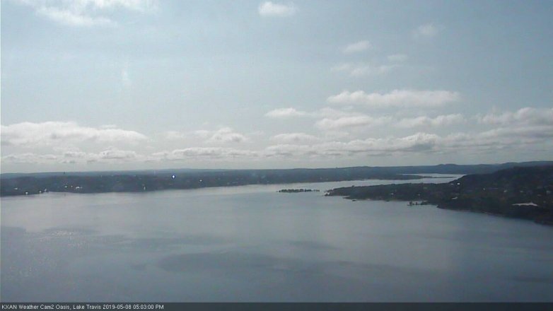 Lake Travis webcam, May 8, 2019 4:05 PM CT