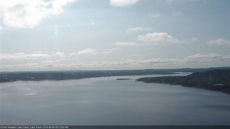 Lake Travis webcam, May 8, 2019 4:15 PM CT