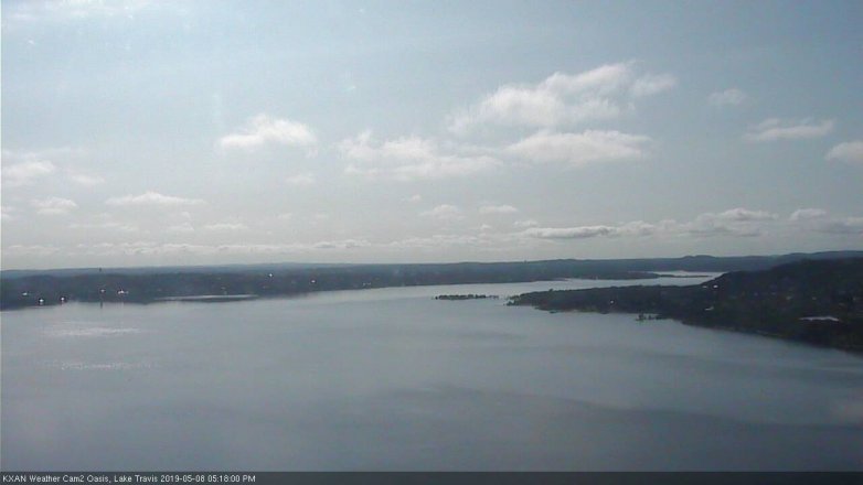 Lake Travis webcam, May 8, 2019 4:20 PM CT