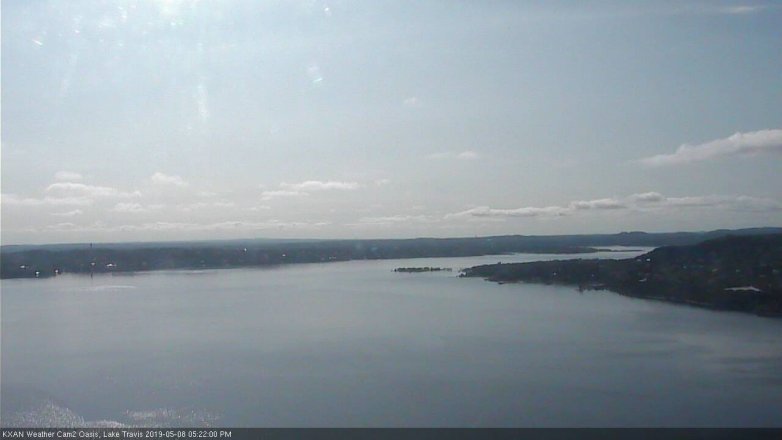 Lake Travis webcam, May 8, 2019 4:25 PM CT