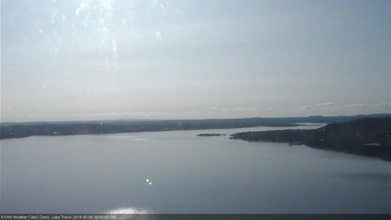 Lake Travis webcam, May 8, 2019 4:45 PM CT