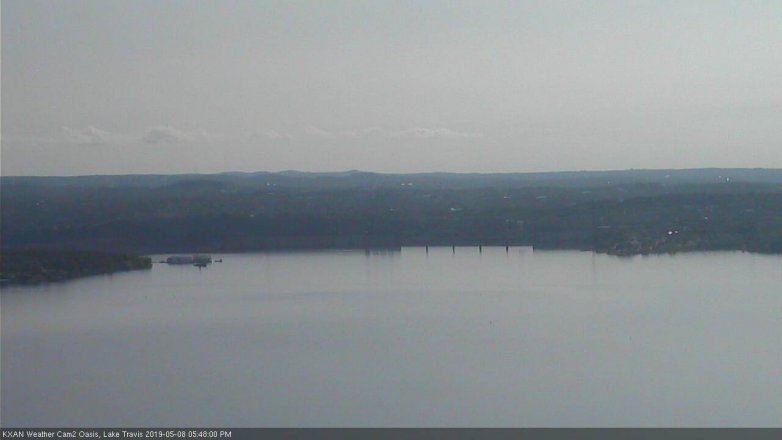 Lake Travis webcam, May 8, 2019 4:50 PM CT