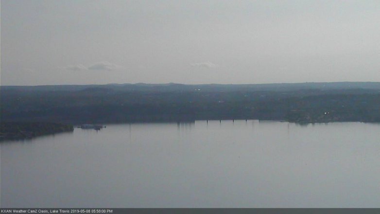 Lake Travis webcam, May 8, 2019 5:00 PM CT