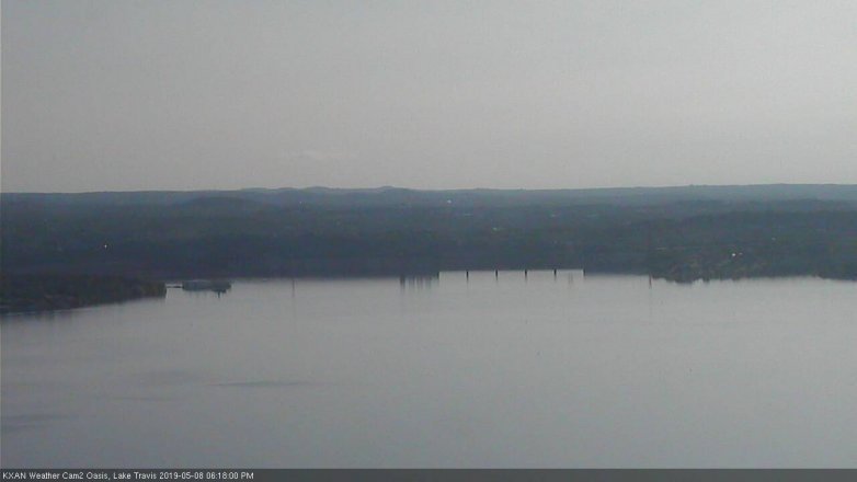 Lake Travis webcam, May 8, 2019 5:20 PM CT