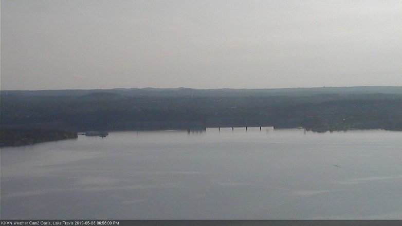 Lake Travis webcam, May 8, 2019 6:00 PM CT