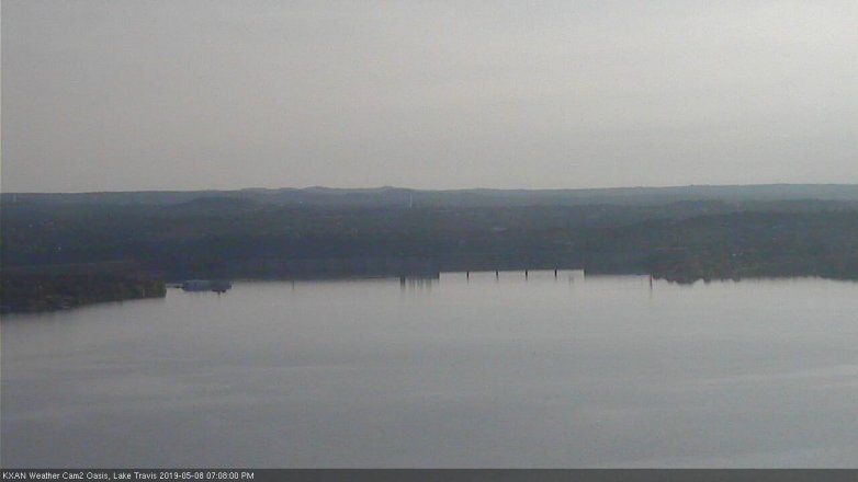 Lake Travis webcam, May 8, 2019 6:10 PM CT
