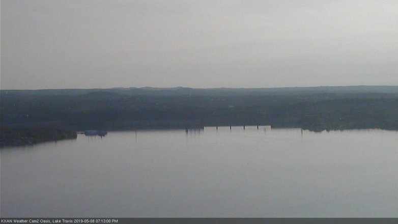 Lake Travis webcam, May 8, 2019 6:15 PM CT