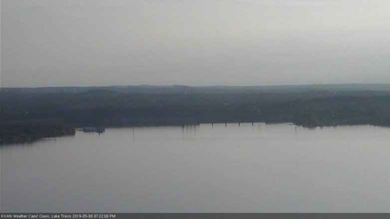 Lake Travis webcam, May 8, 2019 6:25 PM CT