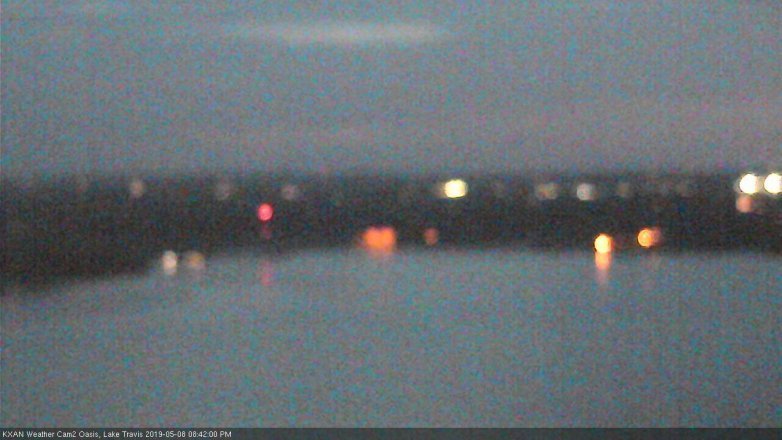 Lake Travis webcam, May 8, 2019 7:45 PM CT