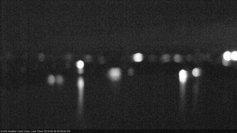 Lake Travis webcam, May 8, 2019 8:00 PM CT