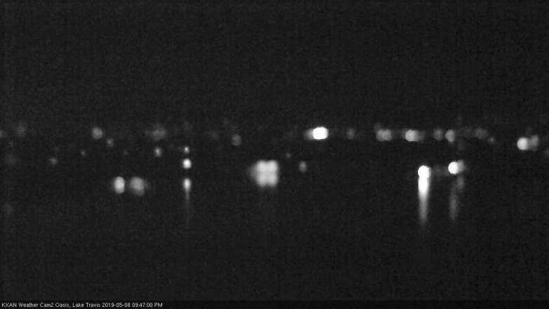 Lake Travis webcam, May 8, 2019 8:50 PM CT