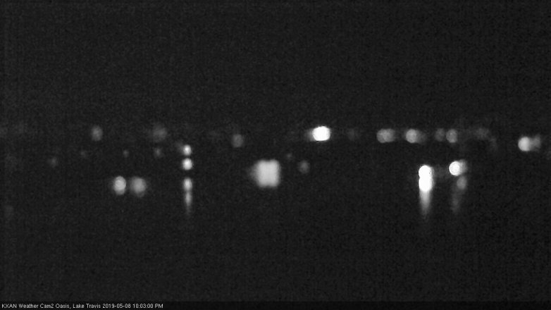Lake Travis webcam, May 8, 2019 9:05 PM CT